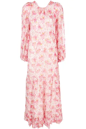 by Ti Mo Abito a fiori con dettaglio cut-out