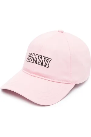 Ganni Cappello da baseball con ricamo