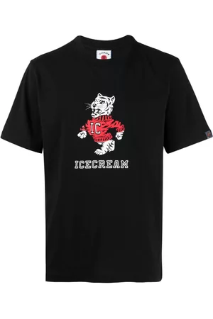 ICECREAM Uomo T-shirt - T-shirt con stampa - Nero