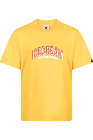 ICECREAM Uomo T-shirt - T-shirt con stampa - Giallo
