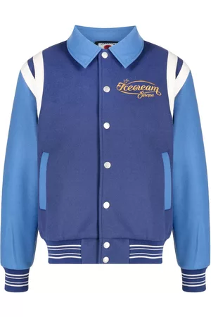 ICECREAM Uomo Giacche bomber - Bomber con ricamo - Blu
