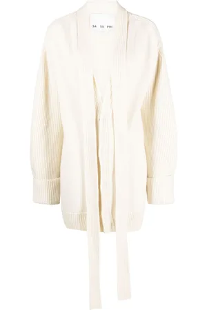 Sa Su Phi Cardigan con dettaglio foulard