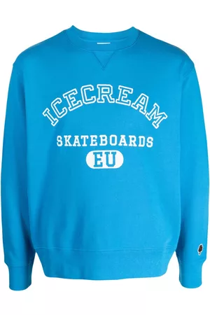 ICECREAM Uomo Felpe - Felpa Skateboard con stampa - Blu