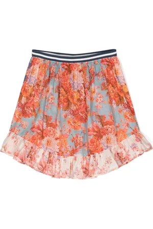 ZIMMERMANN Gonna a fiori con ruches