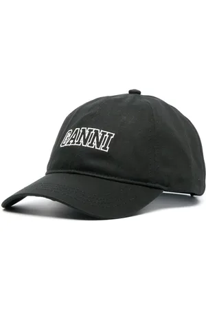 Ganni Cappello da baseball con ricamo