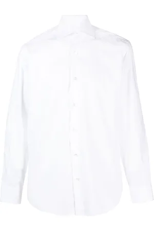 BARBA Camicia con colletto ampio
