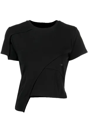 HELIOT EMIL T-shirt asimmetrica con stampa