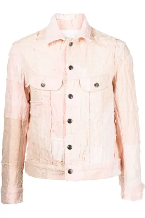 GREG LAUREN Giacca-camicia con effetto vissuto