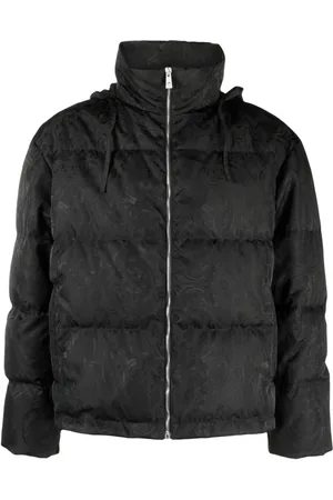 VERSACE Piumino Barocco Silhouette jacquard