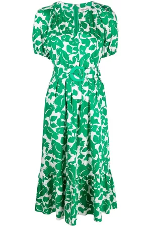 Diane von Furstenberg Donna Vestiti midi - Abito midi Lindy con stampa - Verde