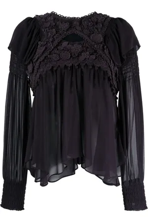 Isabel Marant Blusa Rokia con dettaglio in pizzo