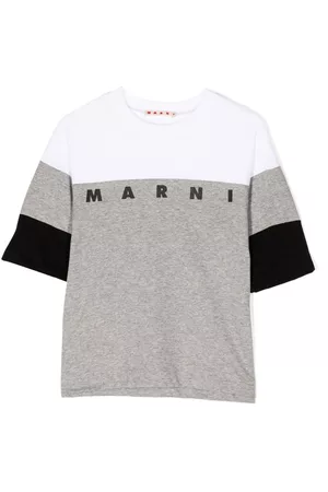 Marni T-shirt - T-shirt con design color-block - Grigio