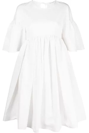 Cecilie Bahnsen Donna Vestiti sexy - Abito corto con fiocco - Bianco