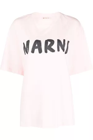 Marni Donna T-shirt - T-shirt con stampa - Rosa