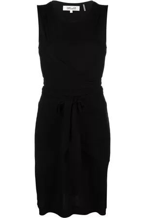 Diane von Furstenberg Donna Vestiti midi - Abito midi smanicato girocollo - Nero