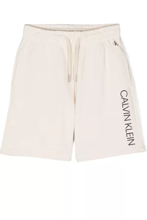 Calvin Klein Pantaloncini - Shorts con coulisse - Toni neutri
