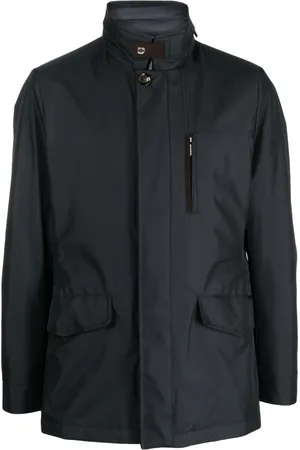 MOORER Piumino Ford-GF con scollo a imbuto