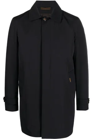 MOORER Trench con colletto classico