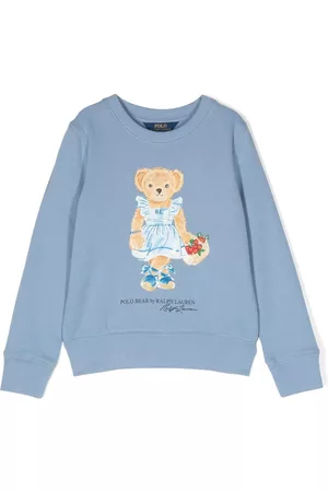 Ralph Lauren Felpe senza cappuccio - Felpa Polar Bear girocollo - Blu