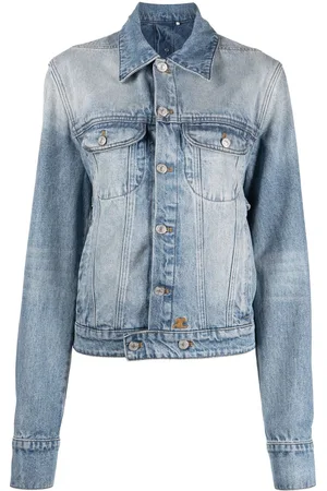 Courrèges Giacca denim con ricamo