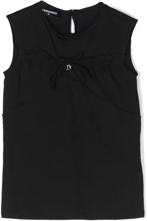 Dsquared2 T-shirt - Top con dettaglio a fiocco - Nero