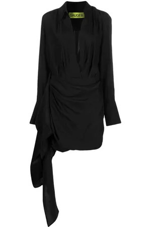 GAUGE81 Donna Vestiti sexy - Abito corto Gravia a maniche lunghe - Nero