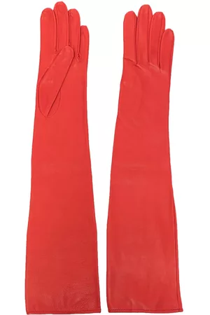 Manokhi Donna Guanti - Guanti lunghi - Rosso