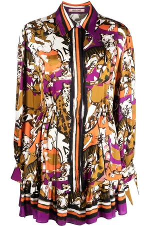 Roberto Cavalli Chemisier con coulisse
