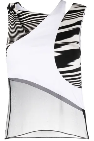 Missoni Top smanicato con inserti a contrasto