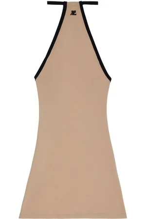 Courrèges Abito corto Mini Dry con ricamo