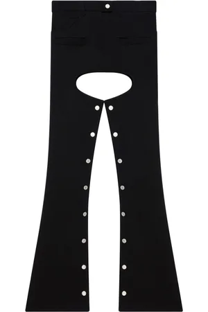 Courrèges Pantaloni svasati con dettaglio cut-out