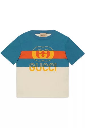 Gucci T-shirt - T-shirt con stampa - Blu