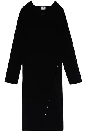 Courrèges Abito midi a maniche lunghe