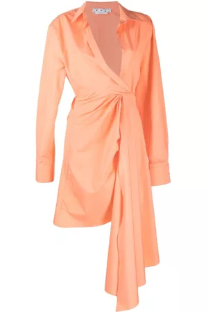 OFF-WHITE Donna Vestiti con fiocco - Abito con fiocco - Arancione
