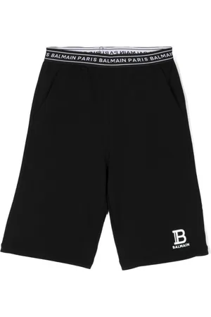 Balmain Shorts con banda logo
