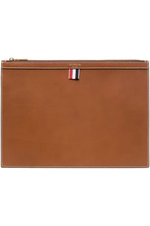 Thom Browne Portadocumenti con dettaglio a 4 righe