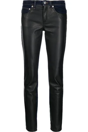 Roberto Cavalli Jeans con design a inserti