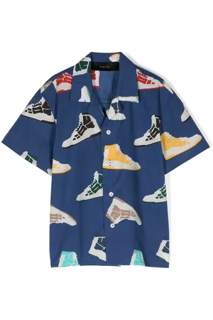 AMIRI Camicia bowling con stampa