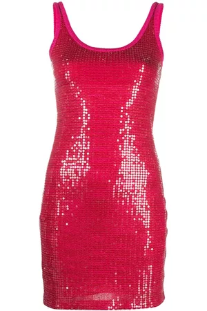 Missoni Donna Vestiti paillettes - Abito corto smanicato con paillettes - Rosa