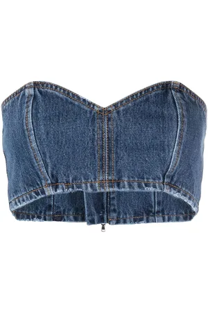 Monot Top denim corto