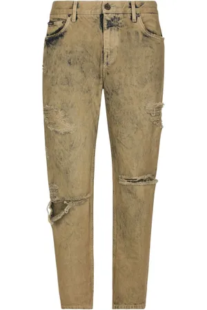Dolce & Gabbana Jeans slim con effetto vissuto