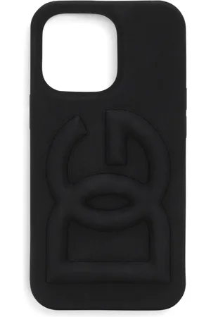 Dolce & Gabbana Cover per iPhone 14 Pro con logo goffrato