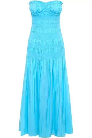 Nicholas Donna Vestiti midi - Abito midi Karla senza spalline - Blu