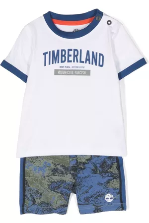 Timberland Tute sportive - Tuta sportiva con stampa - Bianco