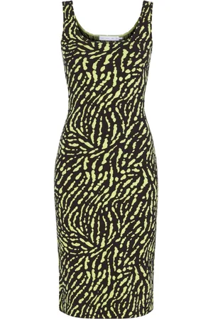 Proenza Schouler Abito midi con effetto jacquard