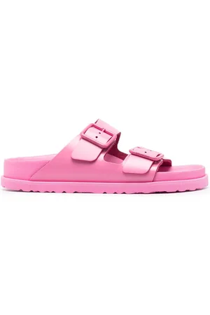 Birkenstock Sandali slides Arizona con logo goffrato