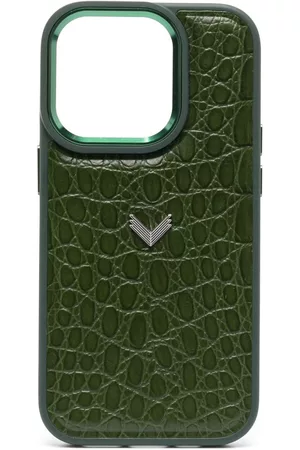 LOULOU Custodie per cellulare - Cover per iPhone 14 Pro x Velante - Verde