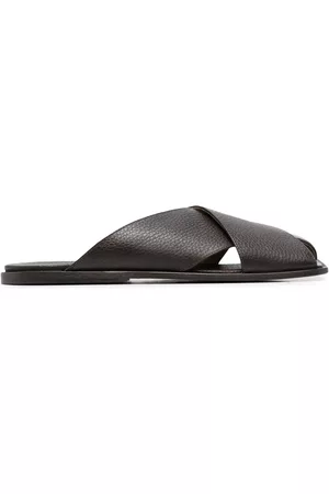 MARSÈLL Uomo Sandali - Sandali con design a incrocio Spatola - Marrone