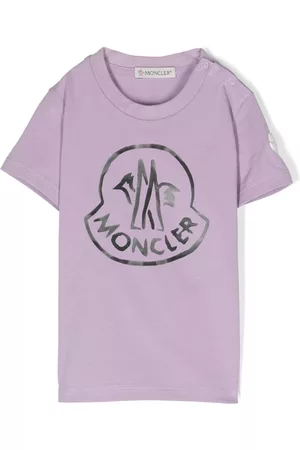 Moncler T-shirt con stampa - T-shirt con stampa - Viola