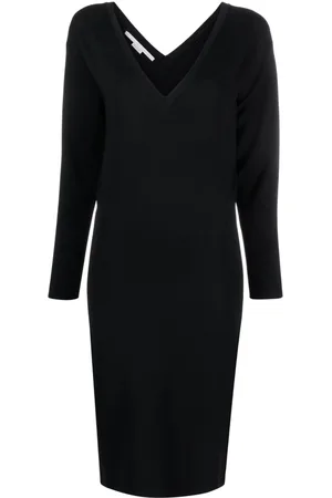 Stella McCartney Abito midi con scollo a V